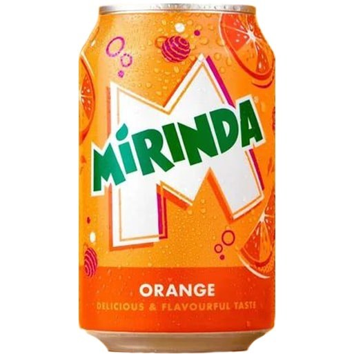 نوشابه میرندا پرتقالی قوطی 330  