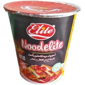 نودالیت مرغ و چیلی لیوانی  