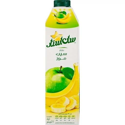 آبمیوه سیب موز (1lit) سان استار