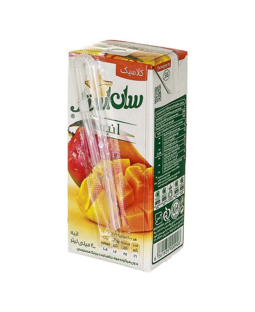 آبمیوه انبه (200cc) سان استار