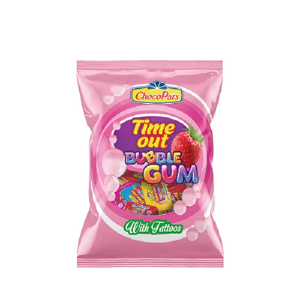 آدامس بادکنکی تایم اوت تتو 100 عددی  