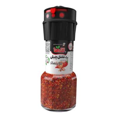 پرک فلفل چیلی در آسیابی گلها  
