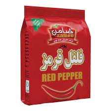 فلفل قرمز پاکتی 100 گرم ضامن  