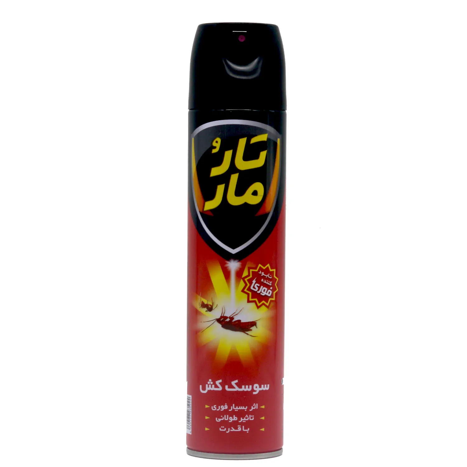 اسپری سوسک کش تارومار قرمز با بو (400mil)  