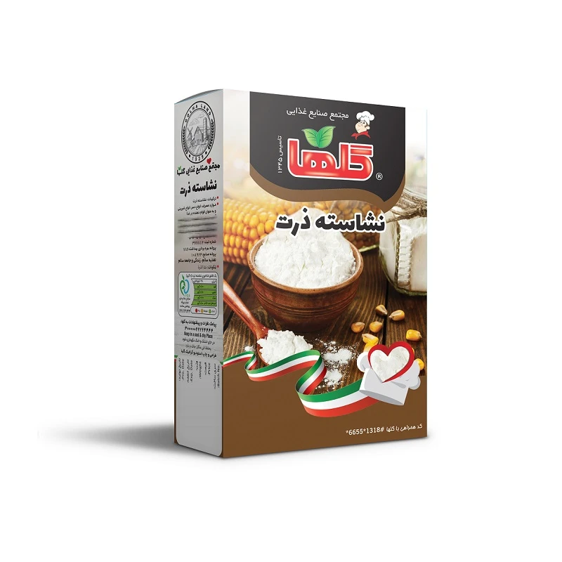 نشاسته ذرت جعبه ای گلها  