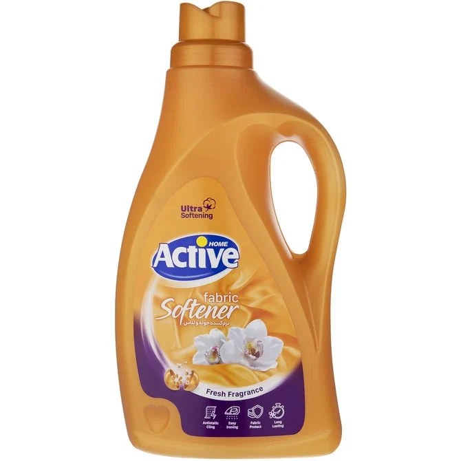 نرم کننده حوله و لباس اکتیو soft & fresh (1500 gr) طلایی 