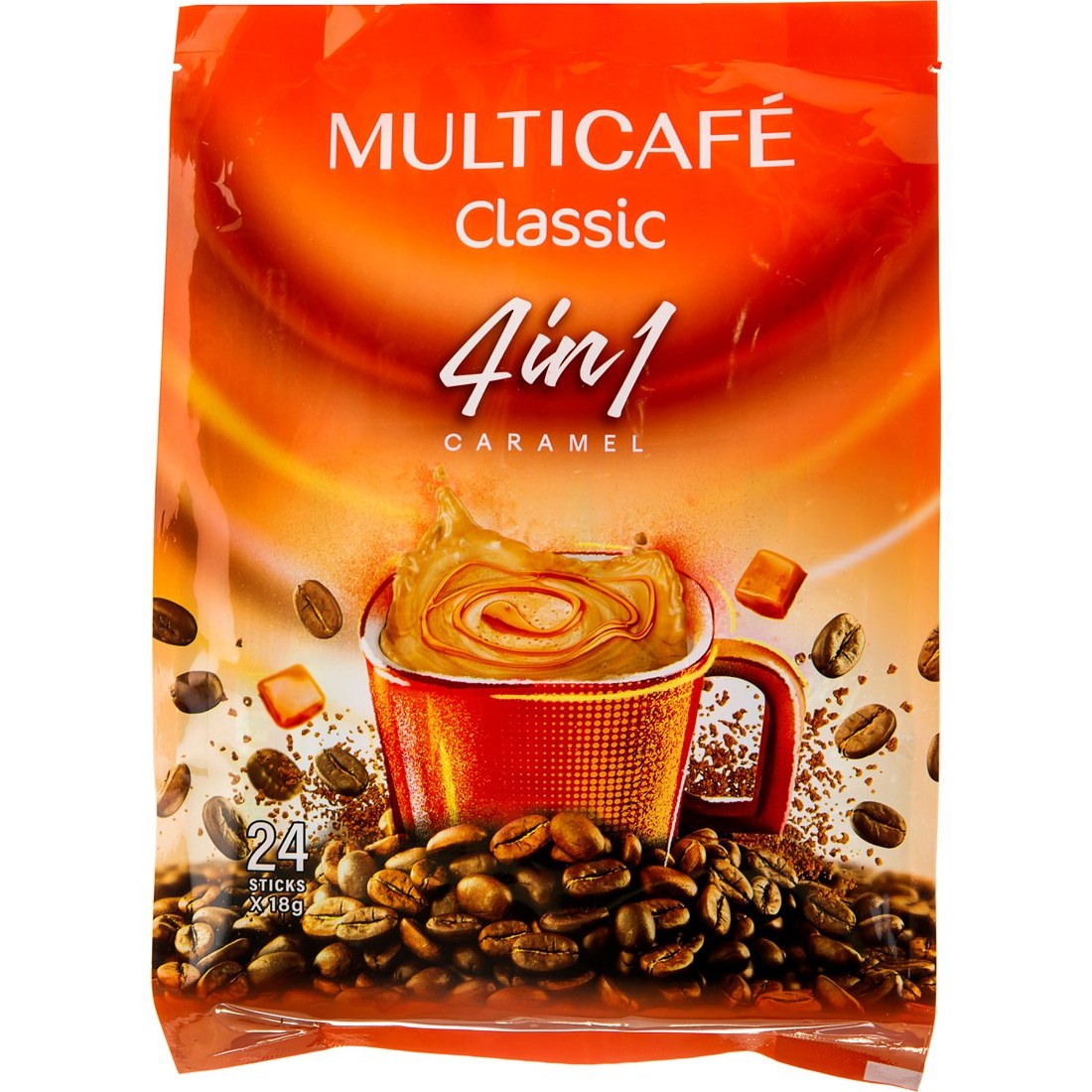 مولتی کافه کارامل 1*4 (تکی)  