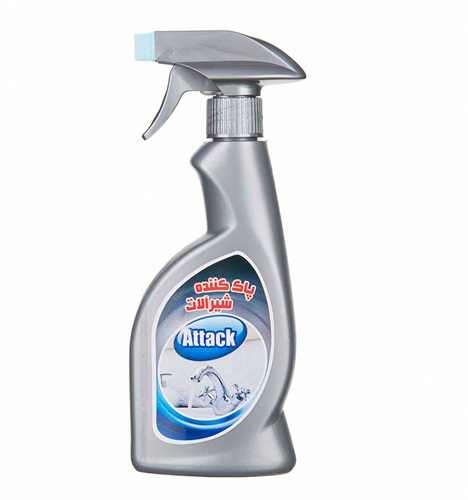 اسپری پاک کننده شیرآلات 375cc اتک  