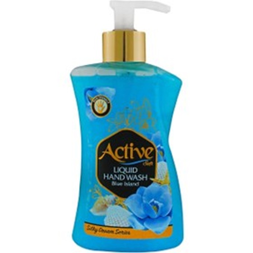 مایع دستشویی اکتیو (450گرم) رویای ابریشمی آبی