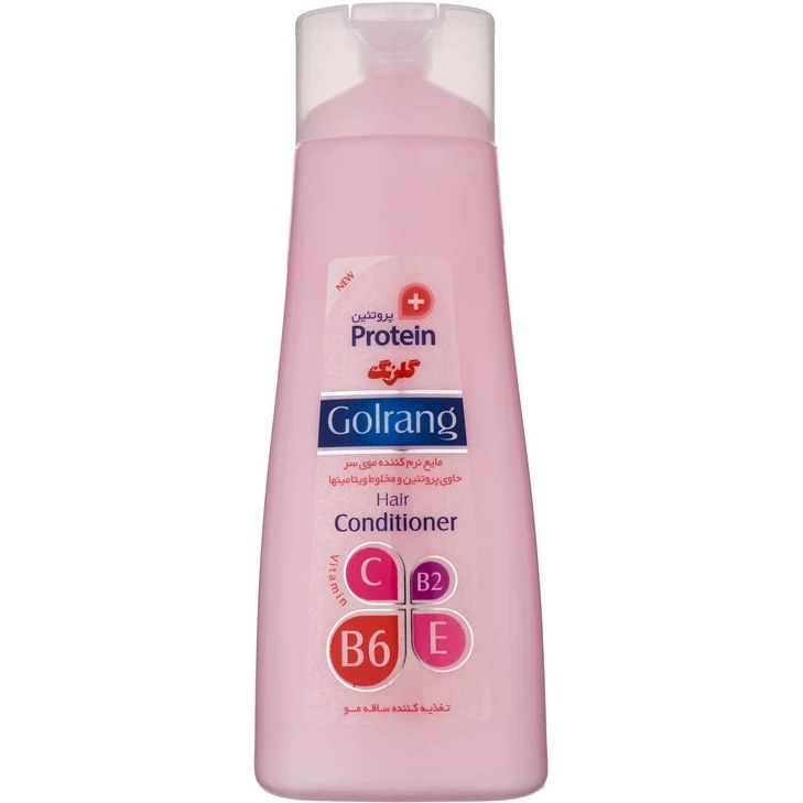 مایع نرم کننده مو ویتامین پروتئین صورتی (300گرم) گلرنگ