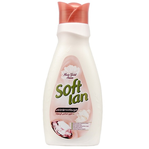مایع نرم کننده حوله و لباس سری رزگلد (1000گرم) softlan
