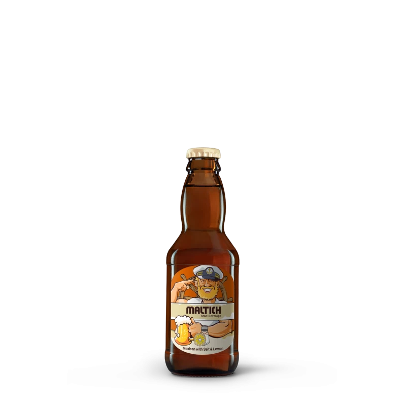 مالت ایچ مکزیکی نمک و لیمو شیشه 250cc  