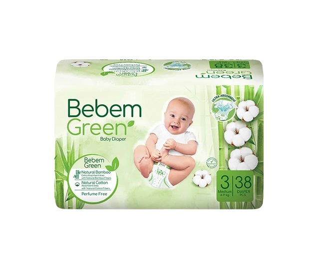 ببم پوشک سبز دو قلو 3 (38*4) 