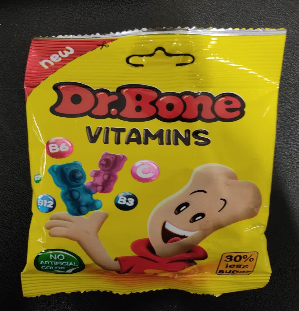 پاستیل غنی شده با ویتامین Bو C  