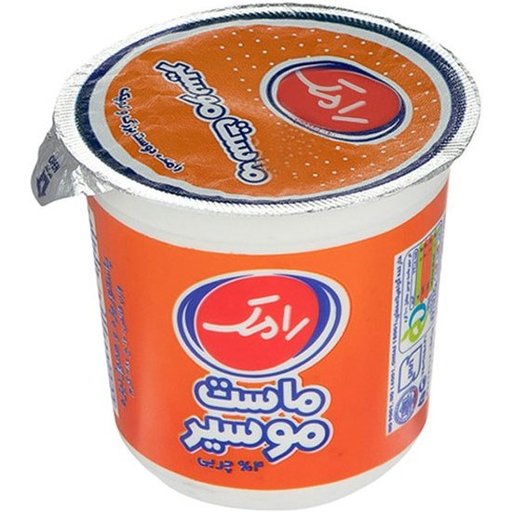 ماست موسیر هم زده پرچرب 400 گرم 4 درصد رامک  