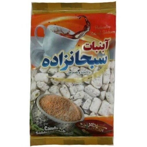 آبنبات با کنجد و طعم هل 500 گرم  سبحان زاده   