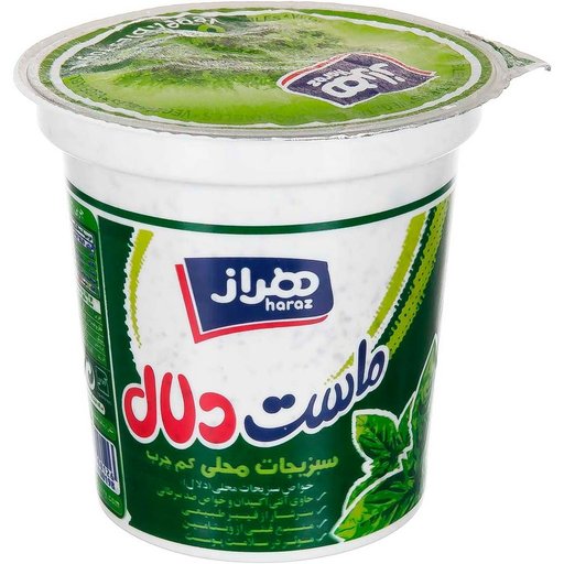 ماست چکیده سبزیجات 750 گرمی دلال هراز  