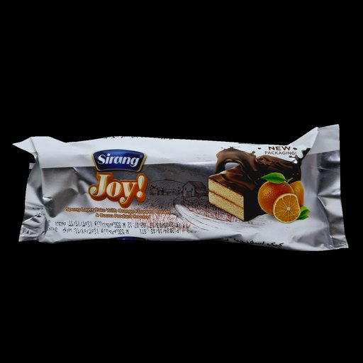 کیک اسفنجی کشمشی دولایه پرتقالی  سیرنگ (55گرم) 