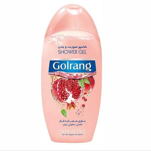 شامپو بدن میوه ای انار حاوی ویتامین (400گرم) گلرنگ