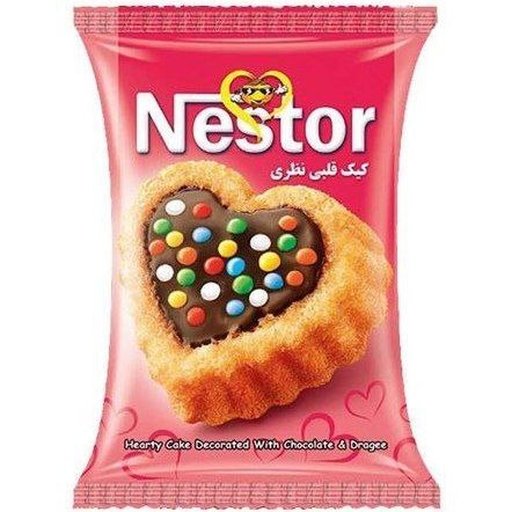 کیک قلبی نستور نظری (48گرم) 