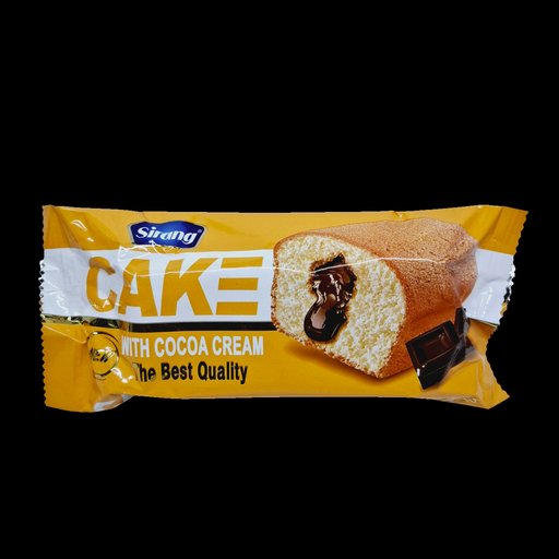 کیک روغنی با مغزی کرم کاکائو  سیرنگ (60گرم) 