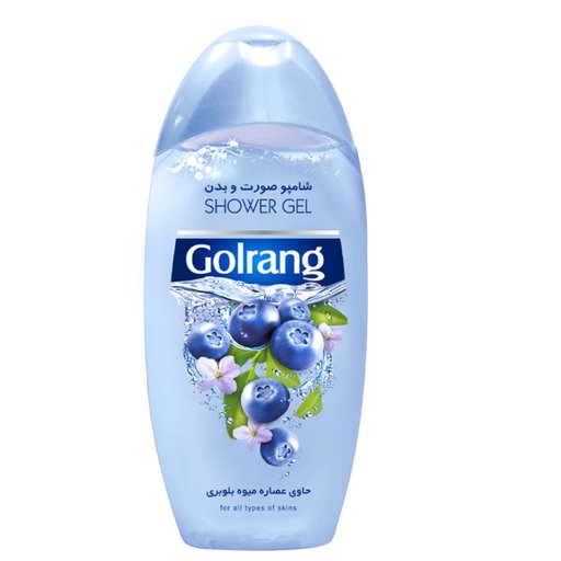 شامپو بدن میوه ای بلوبری حاوی ویتامین (400گرم) گلرنگ