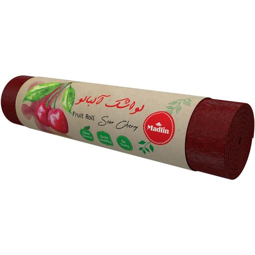 لواشک رولی آلبالو مادلین (100گرم) 