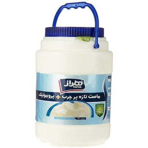 ماست پروبیوتیک غنی شده پرچرب هراز 1800 گرمی دبه ای 