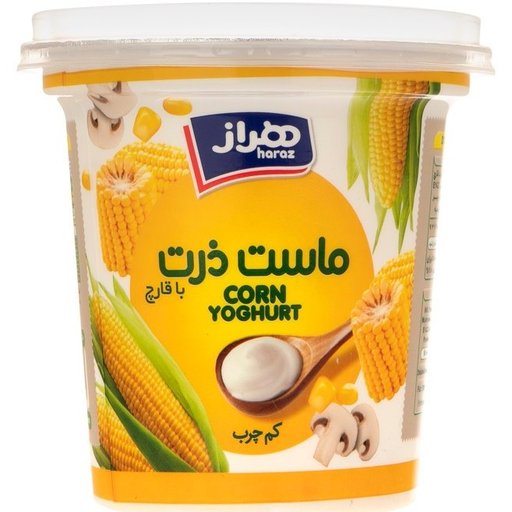 ماست چکیده قارچ و ذرت هراز 750 گرم  