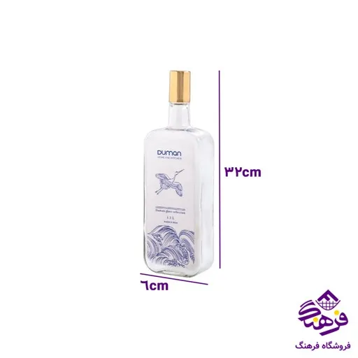 بطری آب 1.2 لیتر کتابی درنا دومان 234  