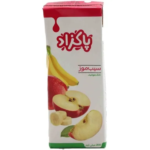 تتراپک سیب موز پاکزاد (200cc)  