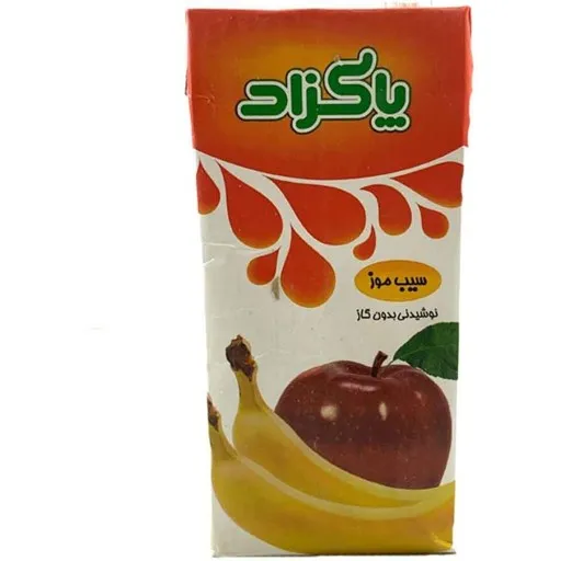 تتراپک سیب موز (1lit) پاکزاد  