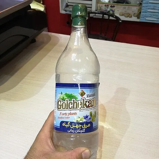عرق چهل گیاه 4 لیتری گلچکان  